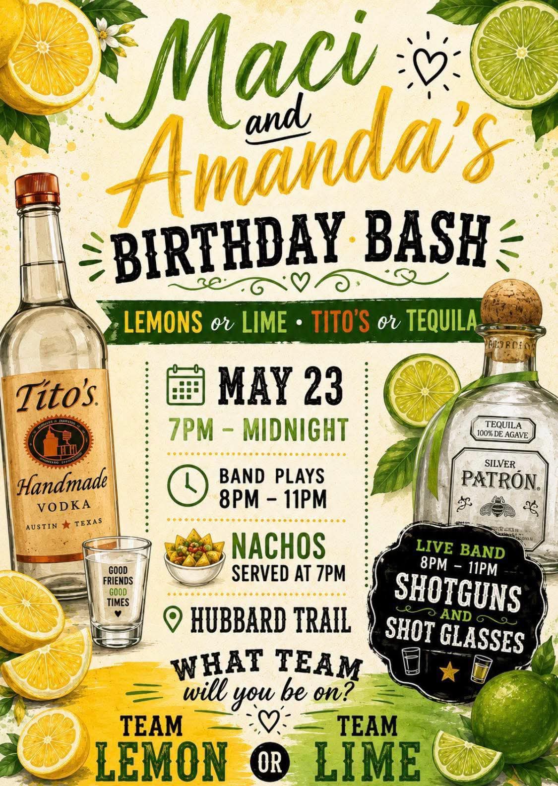 Upcoming Birthday Bash Event